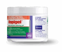 Virbac Rapigel Muscle & Joint Relief Gel -KONG Shop rapigel 250 4