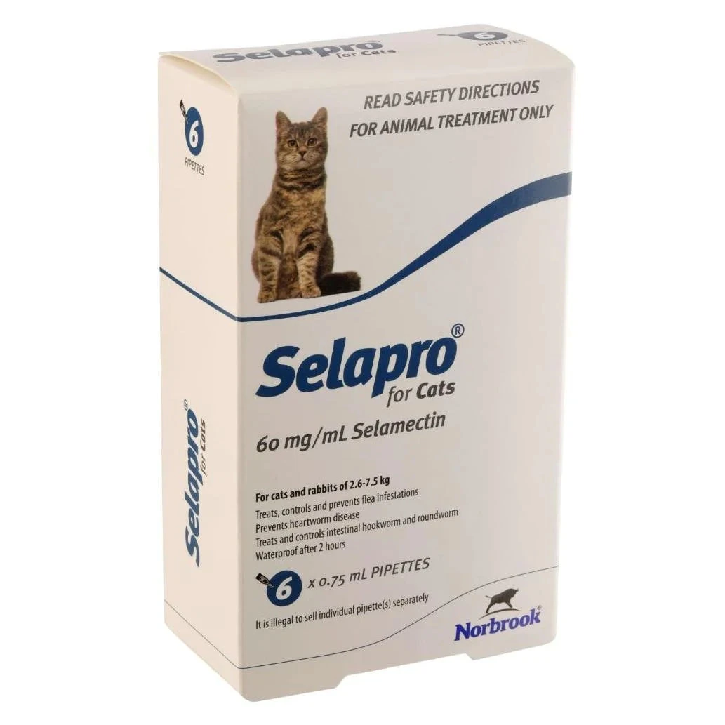 Selapro Spot On For Cats 2.6 - 7.5kg 5 Selapro Spot On For Cats 2.6 - 7.5kg - Image 3