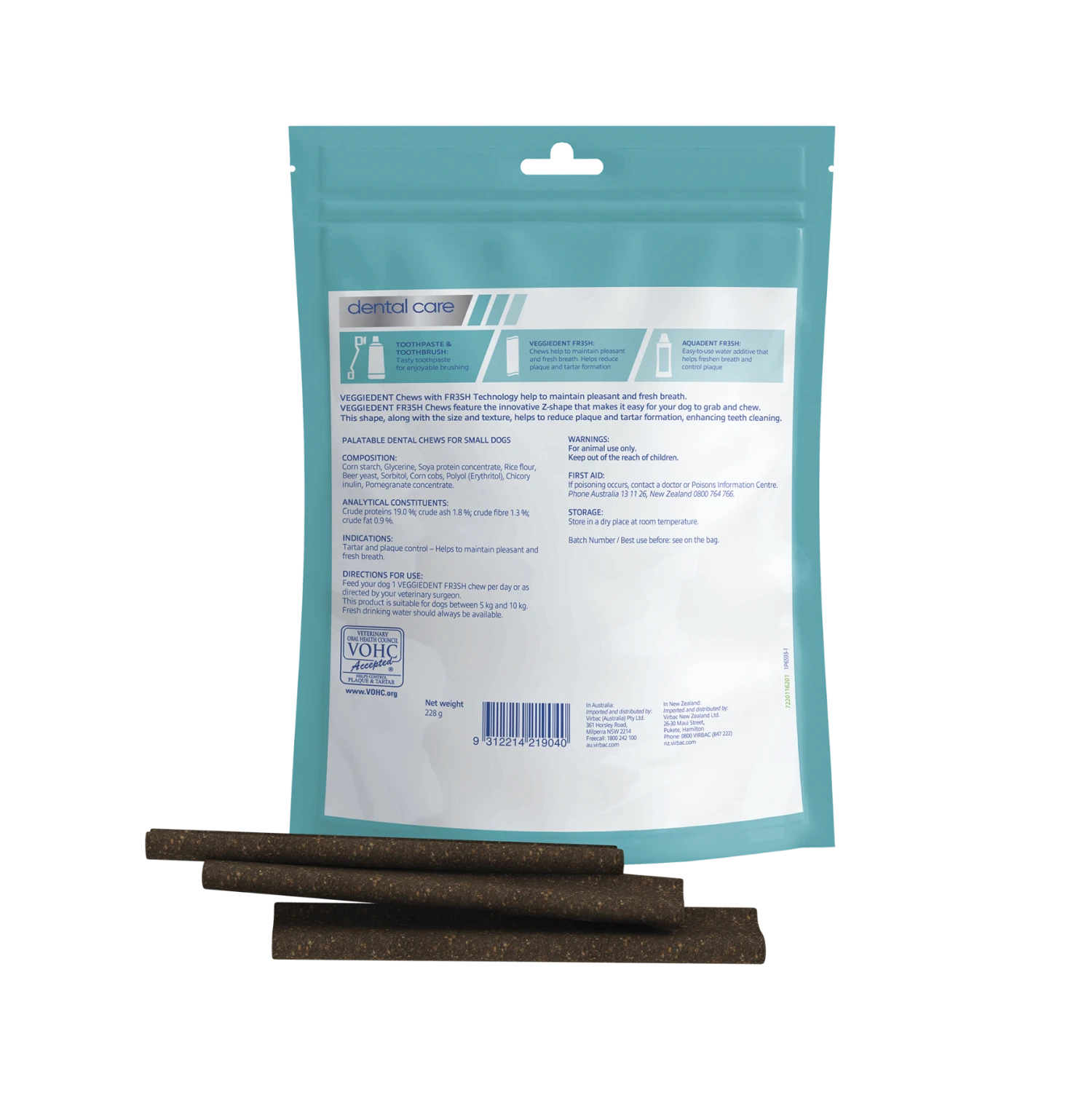 Virbac VeggieDent FR3SH Small Dog 5 Virbac VeggieDent FR3SH Small Dog - Image 3